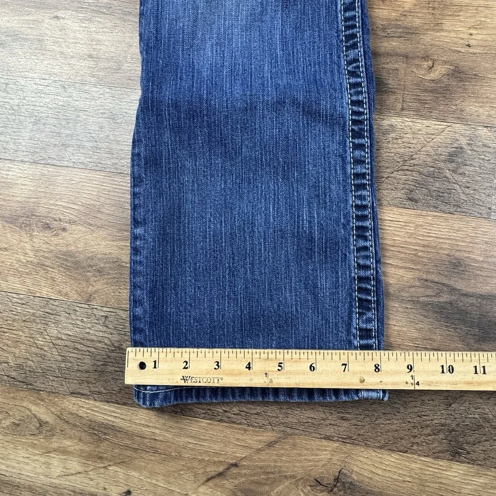 BKE‎ Jake Bootleg Blue Denim Jeans Button Zip 5-Pocket Design 31R